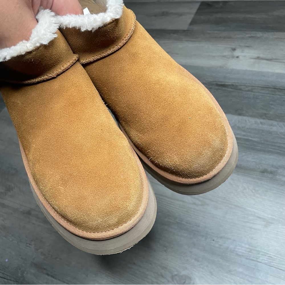 Koolaburra by UGG Womens Koola Ultra Mini Chestnut Ankle Boots US 9 1158590 - Picture 7 of 13